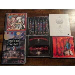 LOT OF 6 - GRATEFUL DEAD CDs & DVD Great Condition Mixed Lot Psychedelic Rock